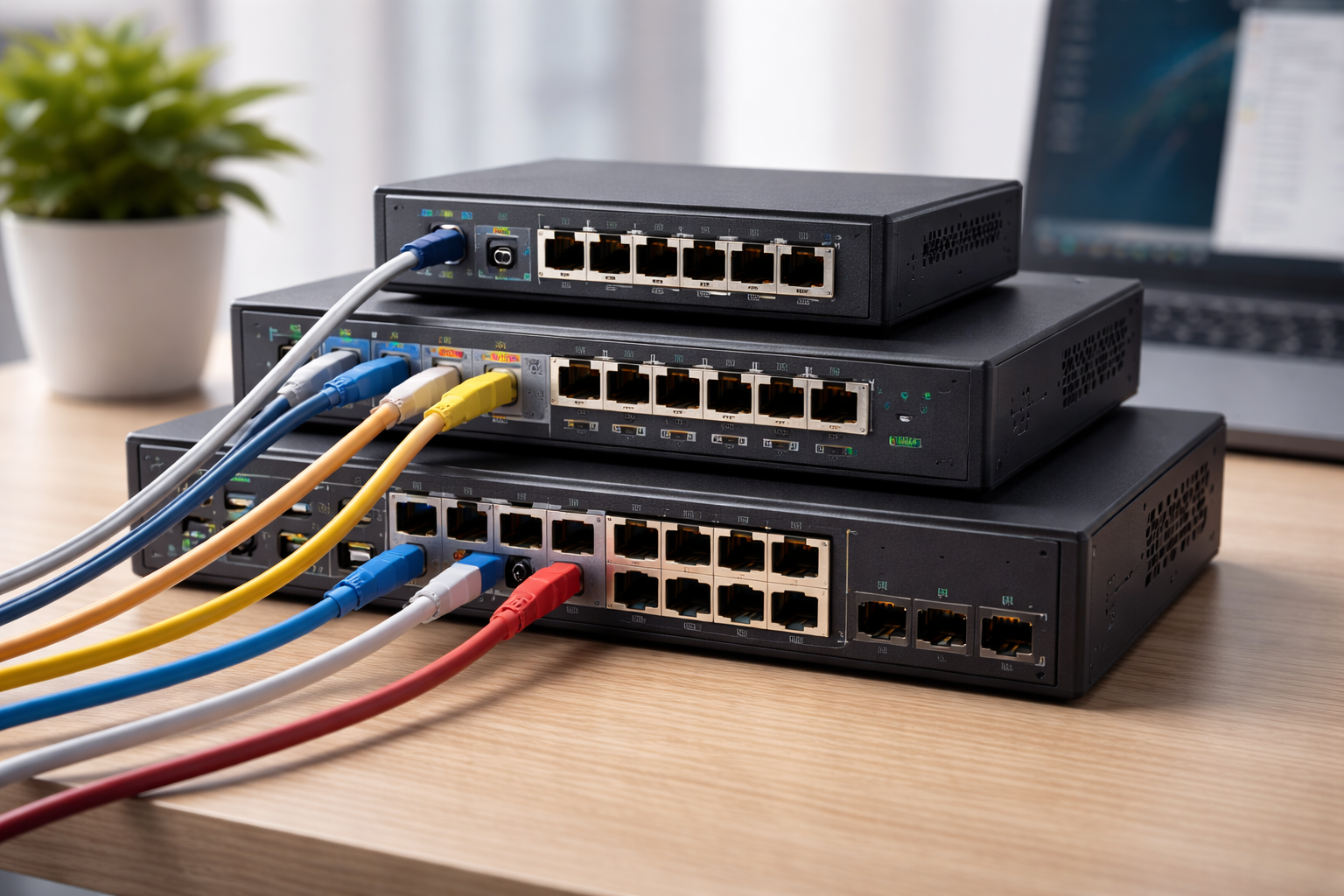 Gigabit & PoE Netzwerk-Switches gebraucht
