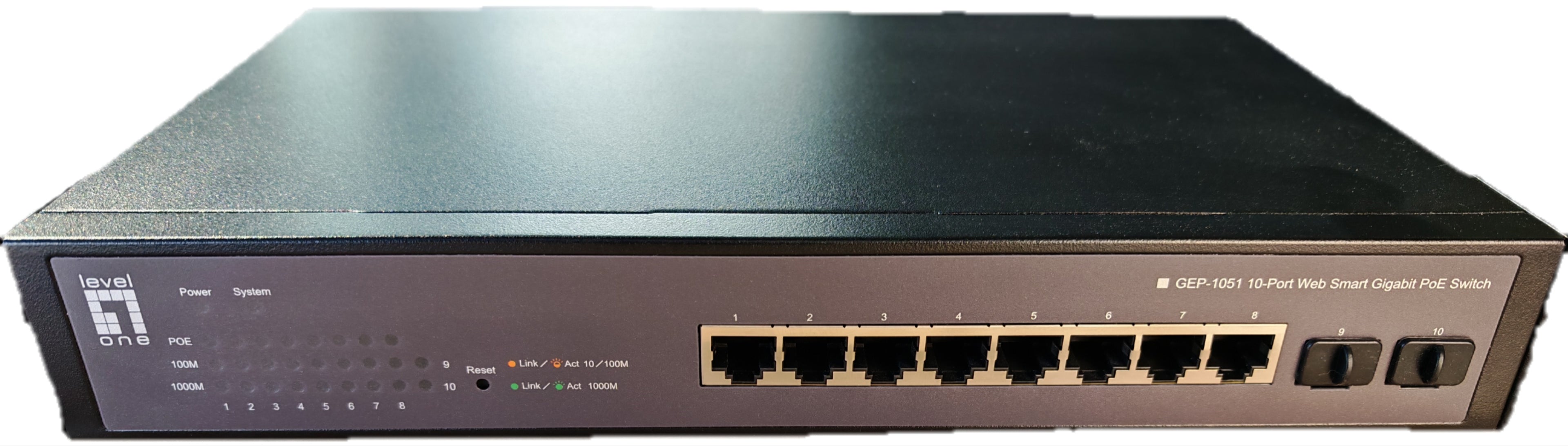 LevelOne GEP-1051 – 10-Port Gigabit PoE Smart Switch
