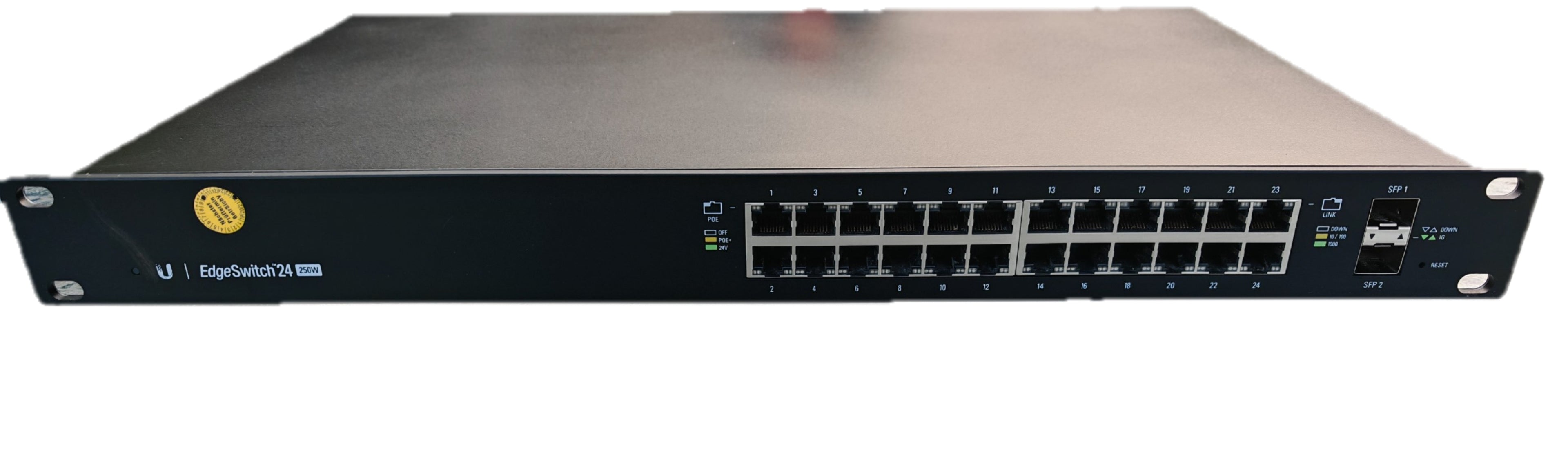 Ubiquiti EdgeSwitch 24 250W – 24-Port Gigabit Managed Switch, Layer 2+ (PoE+)